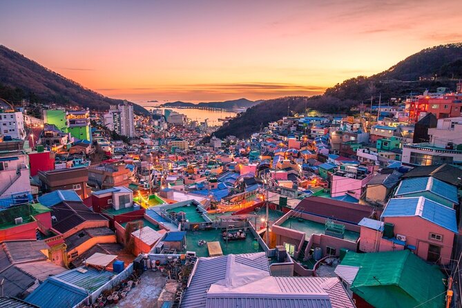 Busan Coastal Charm & Culture: Gamcheon Village & opt Sky Capsule - Gamcheon Culture Village and its steep streets