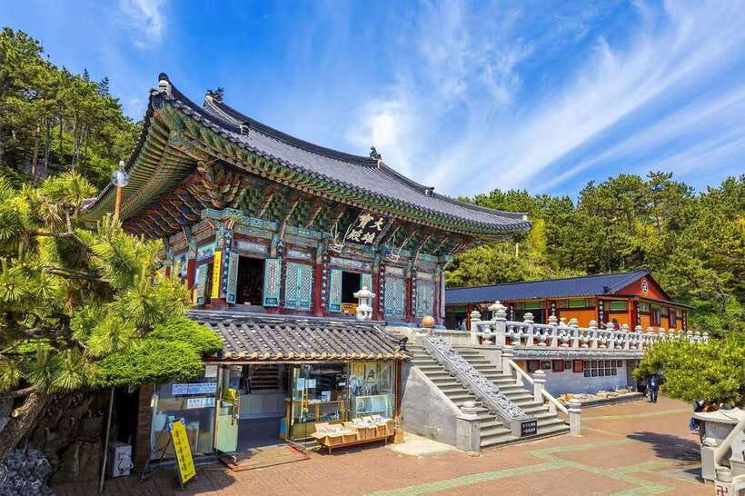 Busan: Coastal Treasures Beach Train, Culture Village & More - Songdo Skywalk above the water
