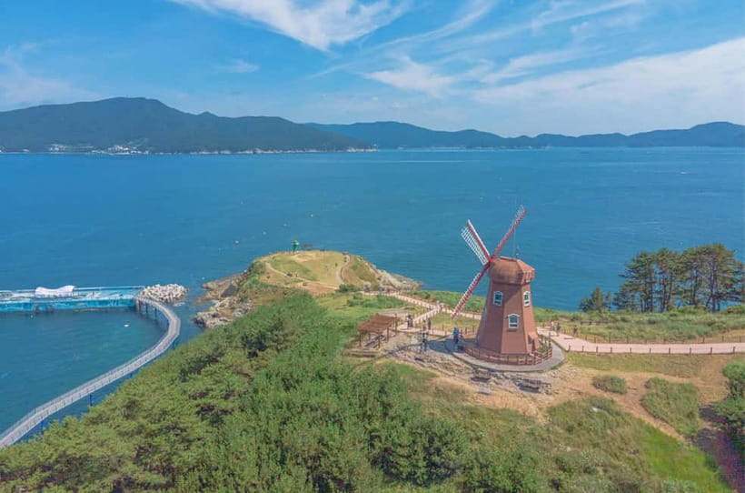 Busan: Geoje Coastal Escape, Sea Breeze, Oedo Botania Island - Windy Hill and the Dojangpo ferry