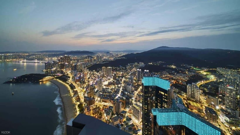 Busan: Haeundae LCT Tower 'X the Sky' Entry Ticket - Floor 100 combines art with wide city views