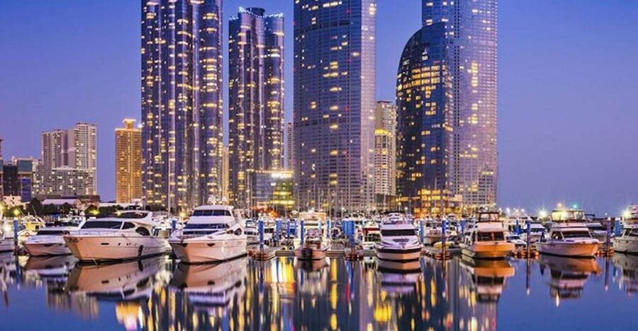 Busan: Night Viewpoints with Evening Cruise w/ Fireworks - Busan Cinema Center: a short stop with mixed appeal
