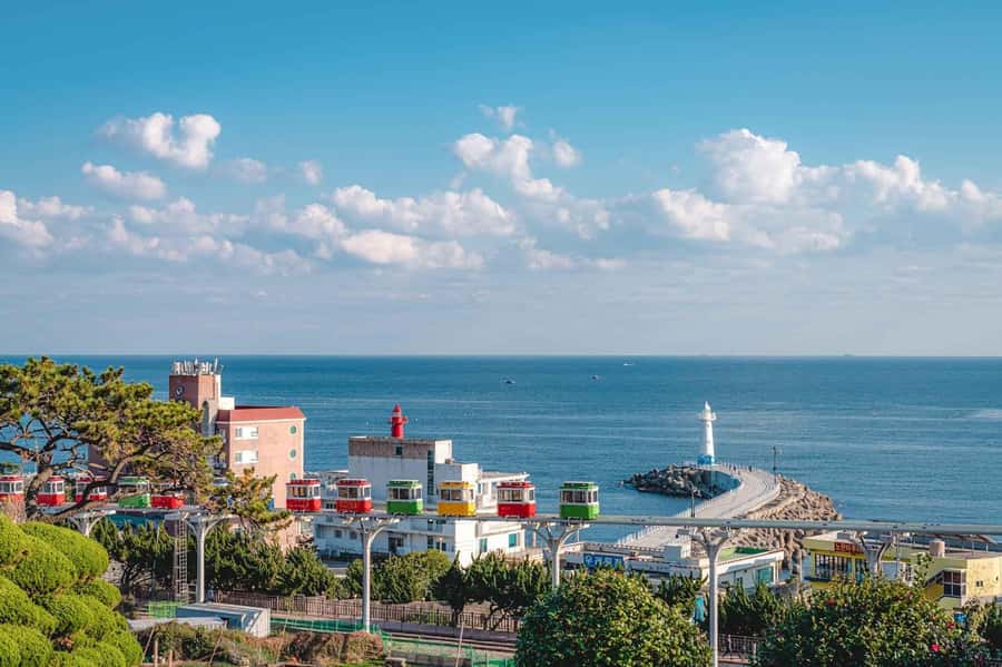 Busan: Sky Capsule+ Huinnyeoul+ Gamcheon+ Songdo+ Night View - Haeundae Blue Line Park and the Sky Capsule