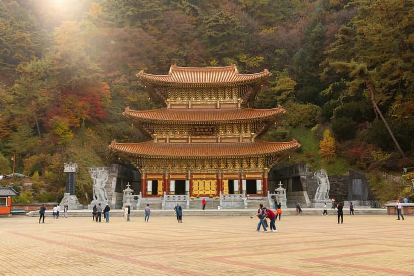 Danyang Tour:Guinsa Temple & Bobaljae & Cheongpung Cable Car - Cheongpung Hoban Cable Car above the lake