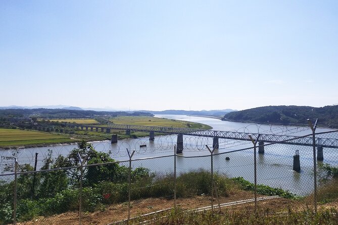 DMZ Guided Tour with Suspension Bridge / Gondola from Seoul - Dora Observatory and the view toward North Korea