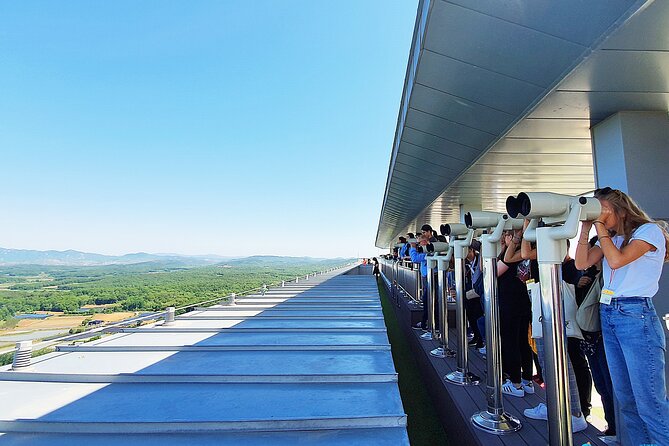 DMZ Tour w/ North Korea Experience Hall & Opt. Suspension Bridge - Dora Observatory and the view into North Korea