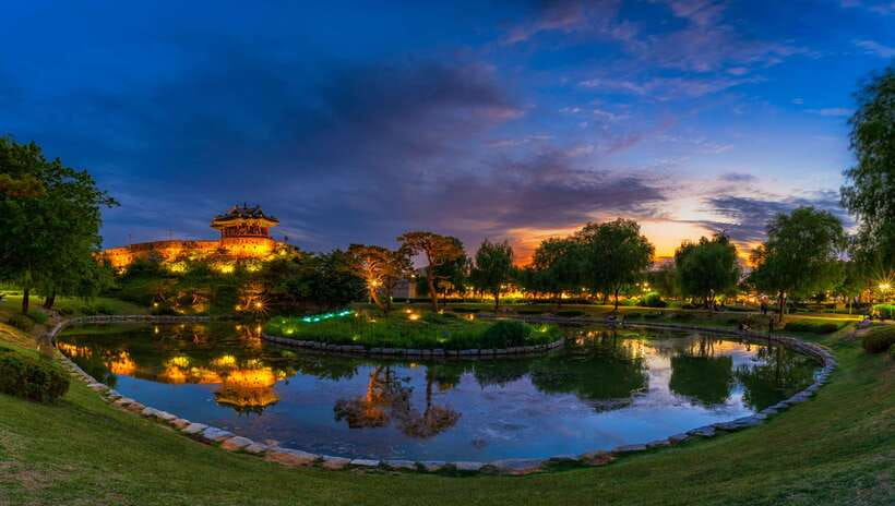 From Seoul: Suwon Hwaseong Fortress Night Tour - The Walk, the Lights, and the City Views