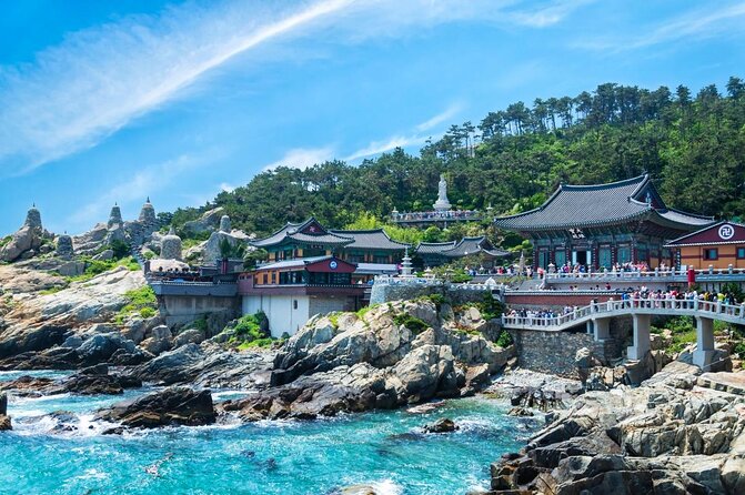Full Day Busan Tour Including Haedong Yonggungsa Temple - Haedong Yonggungsa Temple beside the sea