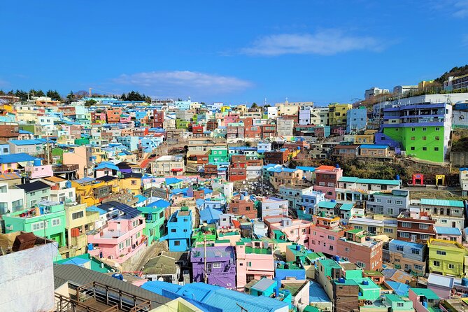 Gamcheon Culture Village, Jagalchi fish market story telling Tour - Gamcheon Culture Village: pastel houses with a serious past