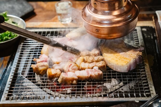 Handmade Noodles with Korean Grandma - Korean BBQ with soju