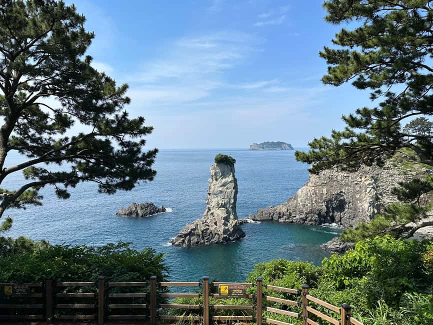Jeju South: Small Group Healing Tour w/Mt.Halla & Olle Trail - Cheonjiyeon Waterfall is the calmest stop