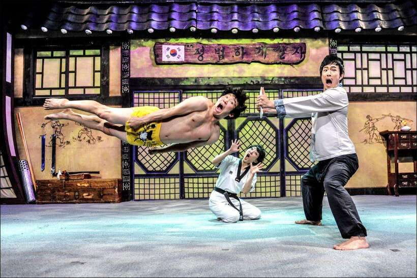 Seoul: Comic Martial Arts Performance JUMP Show Ticket - The opening dance sets the pace