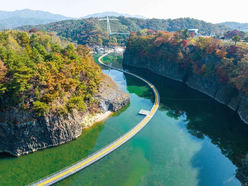 Seoul: DMZ 2nd Tunnel and Suspension Bridge Tour - Looking north from the Peace Observatory