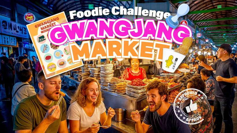 Seoul: Fearless Foodie Gwangjang Market Food Adventure - Why the stamp challenge works at Gwangjang Market