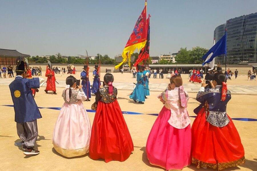 Seoul: Gyeongbok Palace and Bukchon Hanok Walking Tour - Walking through Bukchon Hanok Village