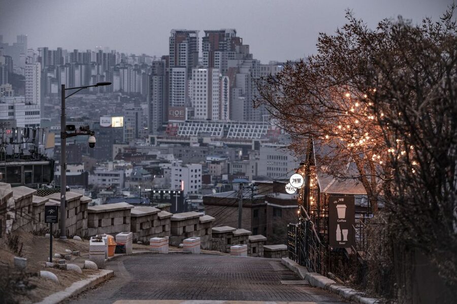Seoul: Nighttime Hidden Gems Walking Tour - Naksan Park and the art of the dragon