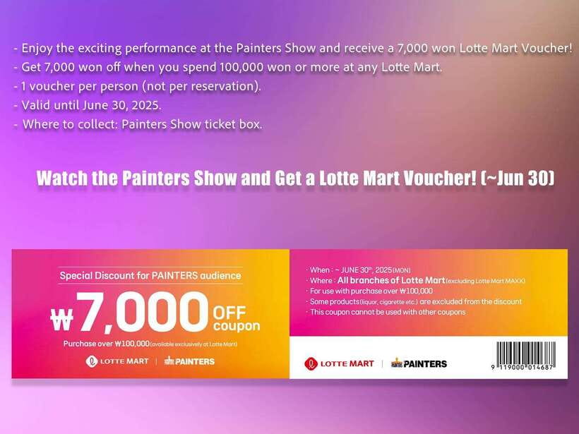 Seoul: The Painters Live Art K-pop Dance Show Ticket - A 75-minute program built around surprise
