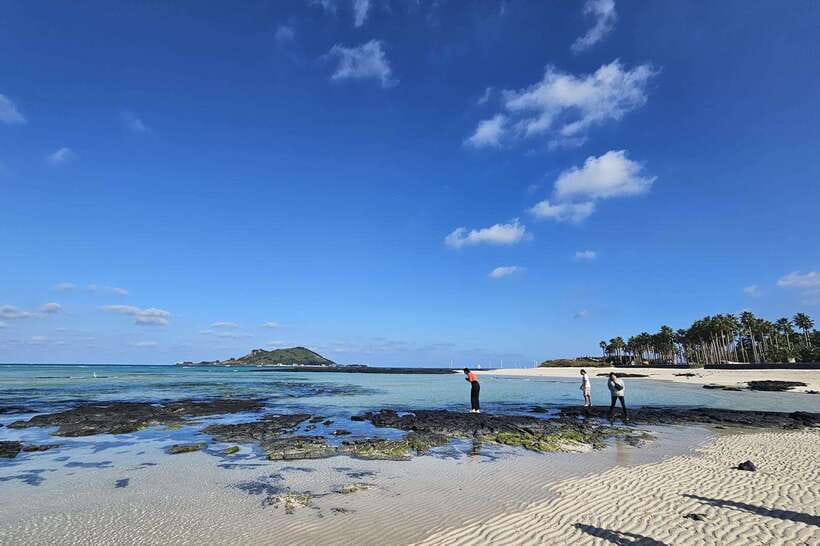 South-West Jeju Essentials: Hallasan & Signature Highlights - Songaksan, open coast and island views