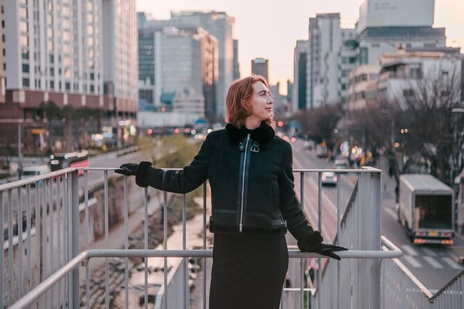 Street photoshoot and Seoul Hidden gem History Walking Tour - Walking beside Cheonggyecheon at sunset