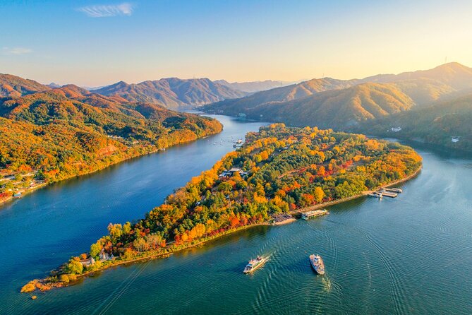 Trip to Nami Island with Petite France & Italian Village, Garden of Morning Calm - Nami Island: tree-lined paths and a famous Korean setting